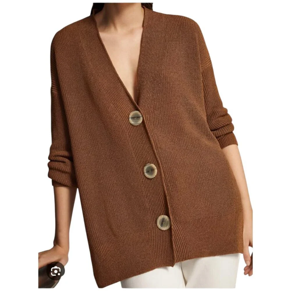 Massimo Dutti Long Cardigan Sweater - Picture 2 of 7